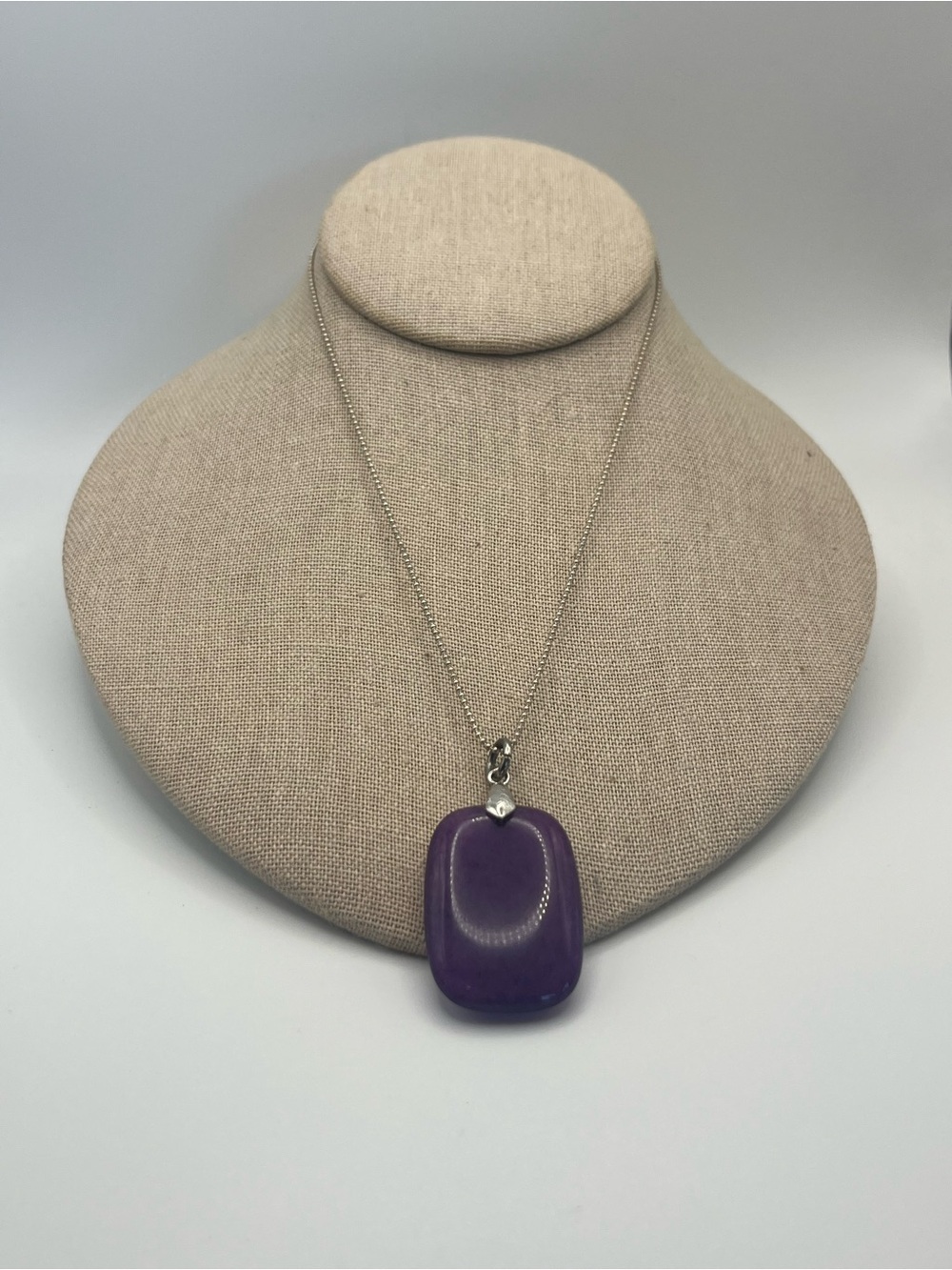 Genuine Amethyst Pendant Necklace - Women's Jewelry